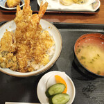 浅草 天彩 - 海老天丼