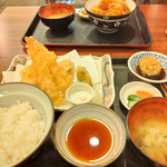 浅草 天彩 - 特撰天麩羅定食