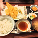 浅草 天彩 - 特撰天麩羅定食