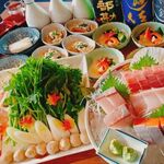 奥州魚河岸酒屋 天海のろばた - 料理写真:仙台名物せり鍋コース5000円～