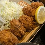 とんかつ割烹こしば - かきフライ