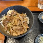 延喜 - ミニしょうが焼き丼