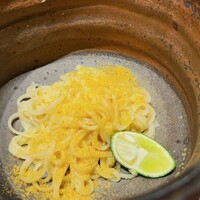 魚坐 - カラスミ稲庭うどん