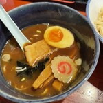 つけ麺 石ばし - ではありません(^^)よ〜く味の染みた支那竹はその存在大です