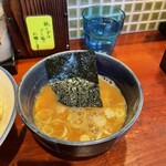 つけ麺 石ばし - 魚介香る優しい味わいのつけ汁。まさか海苔だけ⁈ 