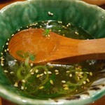 炭匠きしもと - 鶏スープ