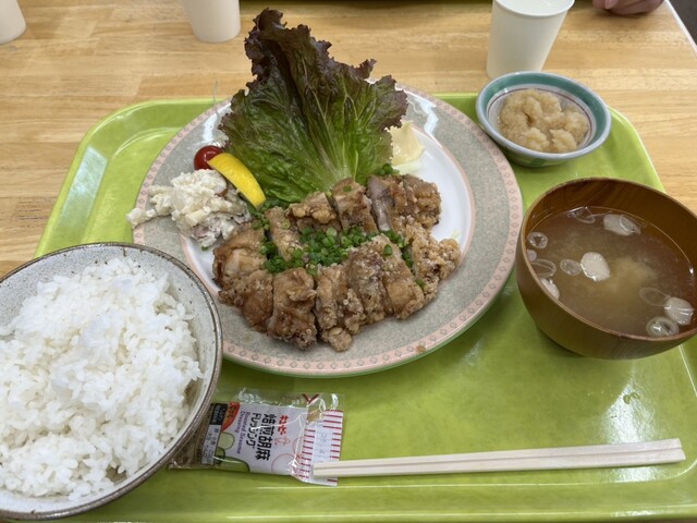 富士見パノラマ 山賊焼き定食 1300円