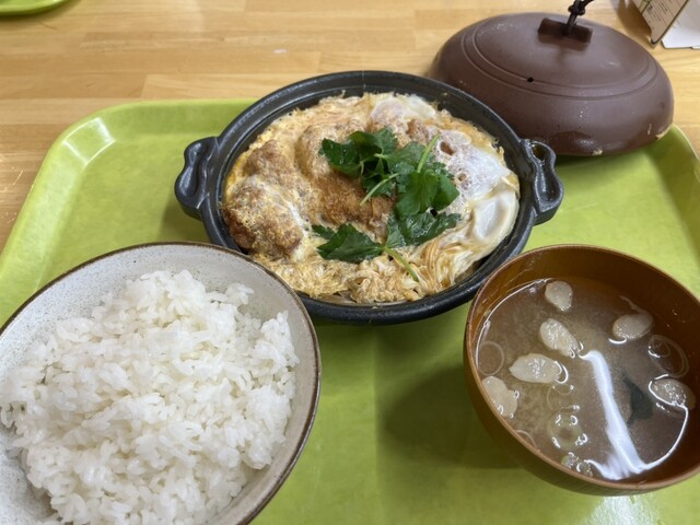 富士見パノラマ 陶板煮カツ定食 1300円