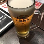 地酒と道産食材 一笑 別邸 - 取り敢えずビール！