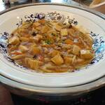 ベイクオーレ - 厚揚げと豚肉の野菜餡掛け