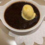 la falaise - 香茸のクリームブリュレ