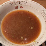 中華そば 勝本 - 完食（´(ｪ)｀）