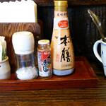 梅月 - 卓上調味料たち
