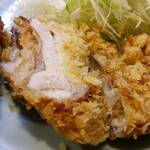梅月 - 地鶏チキンかつ(アップ)