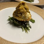 中國菜Yoshi - 上海蟹コース　冬の味覚の頂点上海蟹雄姿蒸し(殻は全て剥いてほぐして提供致します)