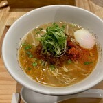 開運橋通 ふじ原 - 【温玉辛味噌そば】