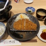 とんかつ神楽坂さくら - ロースカツランチ(125g)＝990円