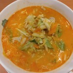 日高屋 - 料理写真:モツ野菜ラーメン740円(2024.11.4)