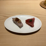 すし岩瀬 - カツオのたたきと刺身