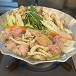 鳥やき川中島 - つみれ鍋