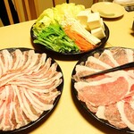 居食屋 侍々 - 石見ポークの出汁しゃぶ