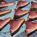 初音鮨 - 鰹の仕込み