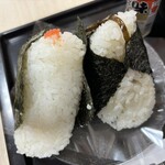 おにぎりのありんこ - 「めんたいこ（レギュラー）」350円
「こんぶ（レギュラー）」280円