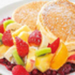 高倉町珈琲 - 料理写真:フレッシュフルーツのリコッタパンケーキ