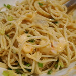 NIBOSHI MANIA - エビリッチの和え玉のまぜたところ