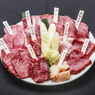 炭火焼肉食道園 - 料理写真:オールスター10点盛り