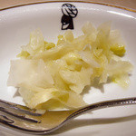 インデアンカレー 阪急三番街店 - ピクルス