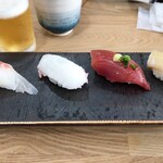 一心寿司 - ぜんぶで12貫のセット