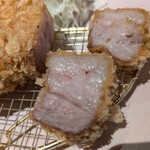 Katsuプリポー - 上から見ると小さいですが厚みがありボリューミイ、ジューシーです。