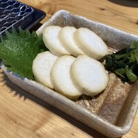 串揚げ アガルコメ。 恵比寿店 - 長芋茎わさび漬け