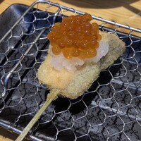 串揚げ アガルコメ。 恵比寿店 - サーモンいくら
