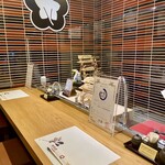 入谷鬼子母神門前のだや - カウンター席