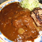 キッチン ニューほしの - ハンバーグカレー♪ルー大盛りで♪