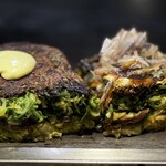 たぴおか食堂 - 断面も鮮やか  どちらもうまい、、、プレーンもうまい