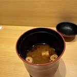 品川 鮨まつもと - 味噌汁