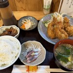 喜界 - カキフライ定食
