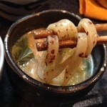 烈志笑魚油 麺香房 三く - 麺リフト