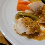 キッチン ブルー グローブ - 次は茄子を添えて