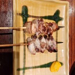 山利喜 - 軟骨(シオ)(220円)、小袋(シオ)(220円)