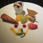 鉄板焼 石狩 - デザートのフルコース