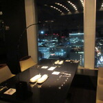 鉄板焼 石狩 - デザートを頂くラウンジ