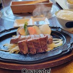 黒毛和牛と旬野菜 Ogawatei 箕面本店 - ステーキ（イチボ）ランチ