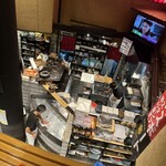 味劇場 ちか - ２階席から調理場が見える