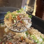 ルッカ - 〆の肉雑炊