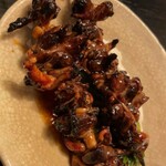 炭焼き うなぎ 喜多川 - 肝は焦げ味がなんかすごくて口に合わず(・ω・)