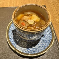 中国薬膳料理 星福 - 西洋人参入り薬膳蒸しスープ